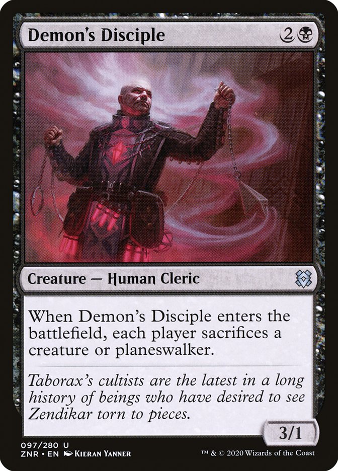 Demon's Disciple [Zendikar Rising] | Silver Goblin