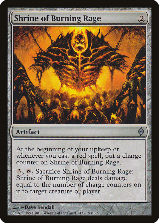 Shrine of Burning Rage (153) - New Phyrexia