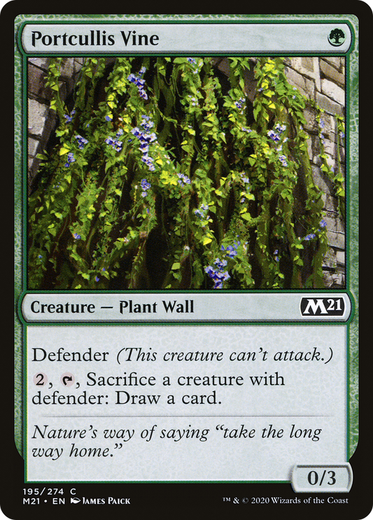 Portcullis Vine [Core Set 2021] Foil