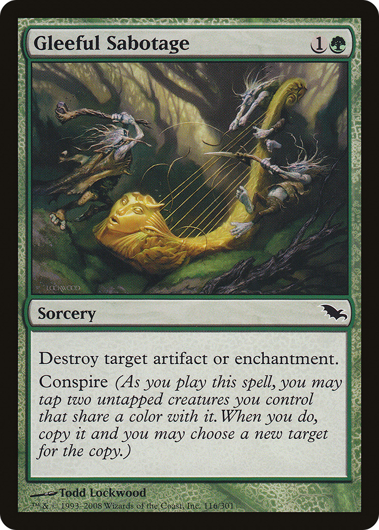 Gleeful Sabotage (116) - Shadowmoor