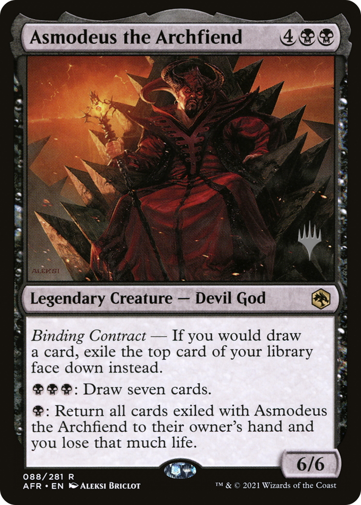Asmodeus the Archfiend (88p) Foil - Adventures in the Forgotten Realms Promos