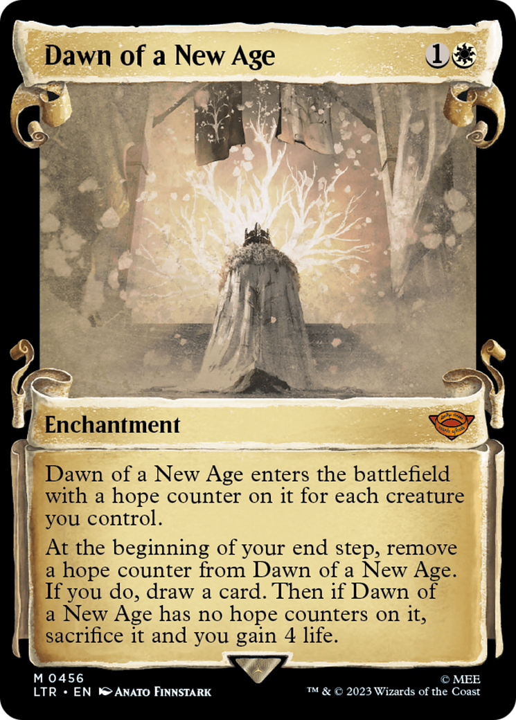 Dawn of a New Age (Showcase) (456) Foil - The Lord of the Rings: Tales of Middle-earth