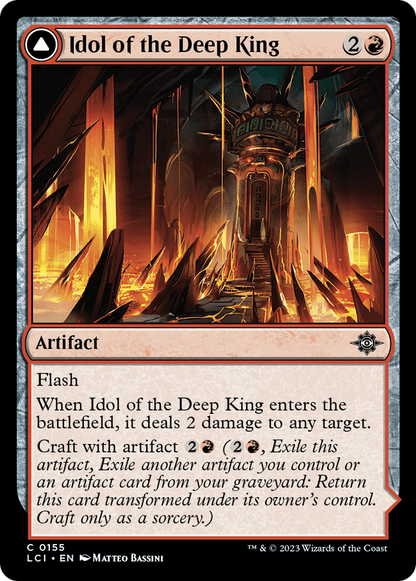 Idol of the Deep King (155) Foil - The Lost Caverns of Ixalan