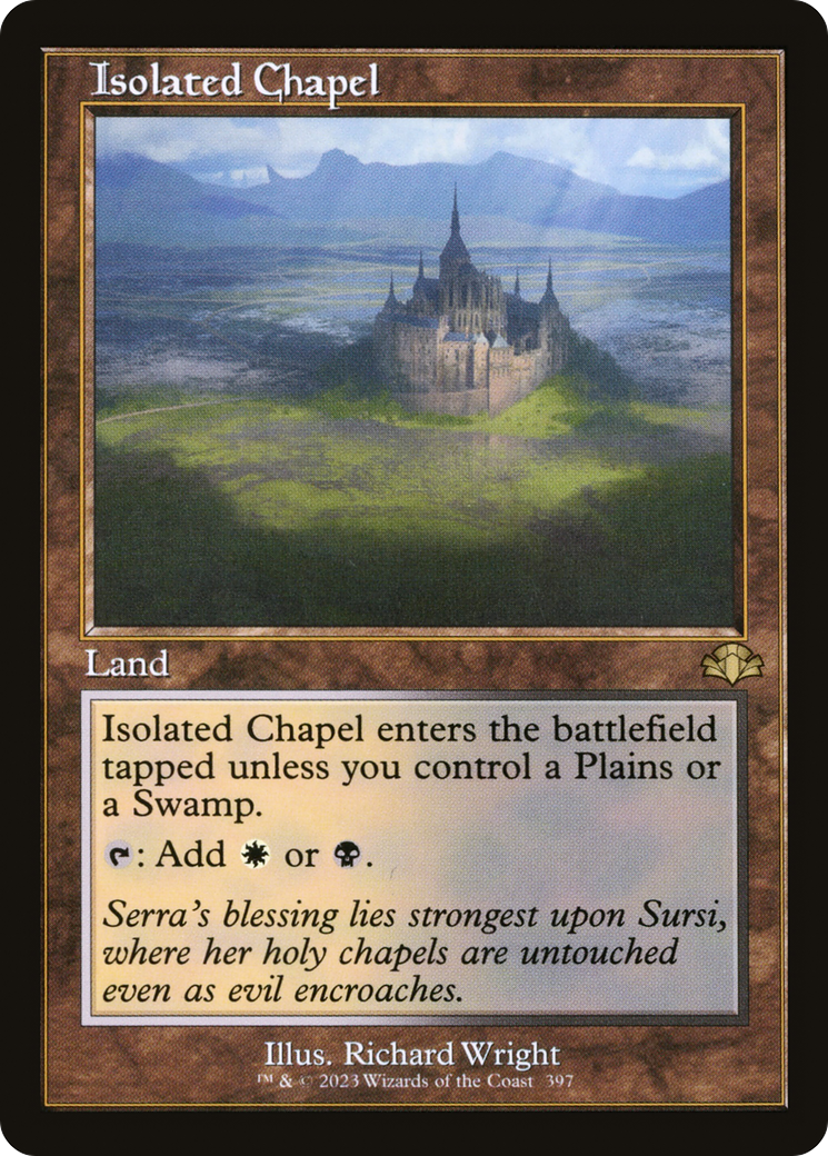 Isolated Chapel (Retro) [Dominaria Remastered] | Silver Goblin