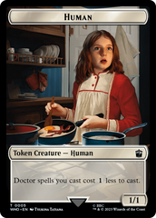 Human (0005) // Alien Insect Double-Sided Token [Doctor Who Tokens] | Silver Goblin