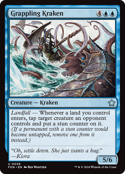 Grappling Kraken [Foundations] Foil