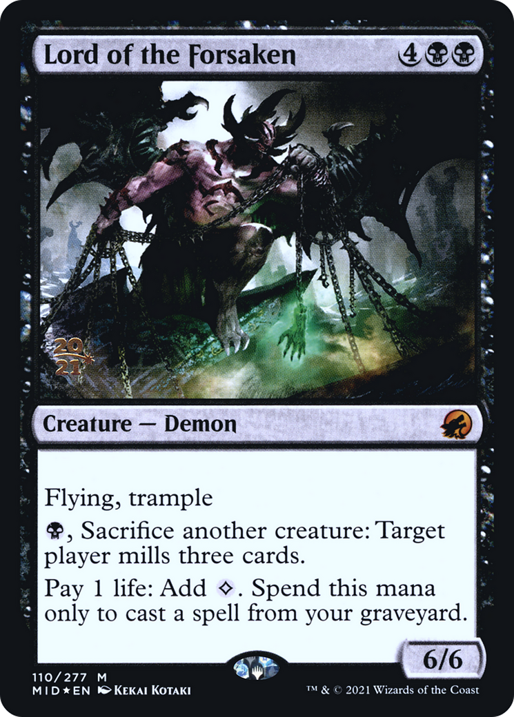 Lord of the Forsaken (110s) Foil - Innistrad: Midnight Hunt Promos