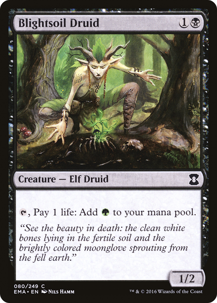 Blightsoil Druid (080) - Eternal Masters Foil
