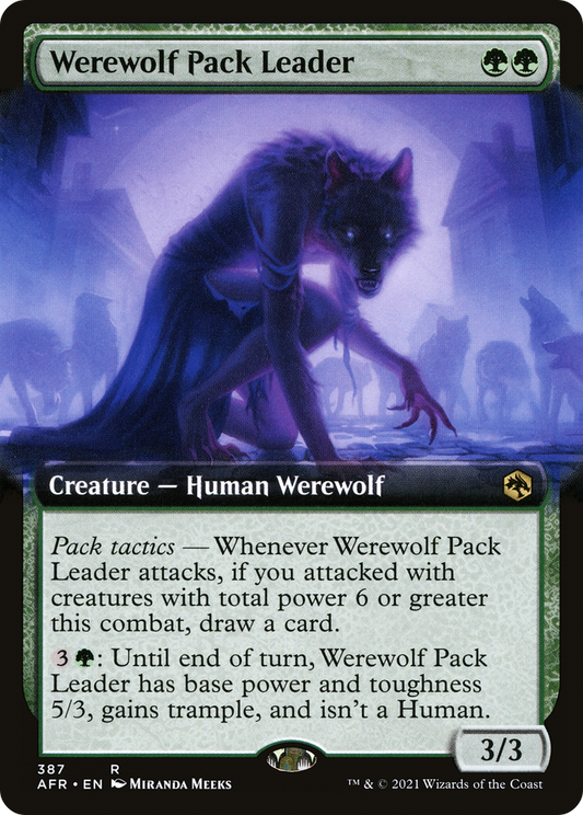 Werewolf Pack Leader (Extended Art) (387) - Adventures in the Forgotten Realms