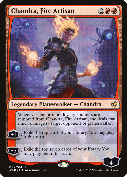 Chandra, Fire Artisan [War of the Spark] Foil