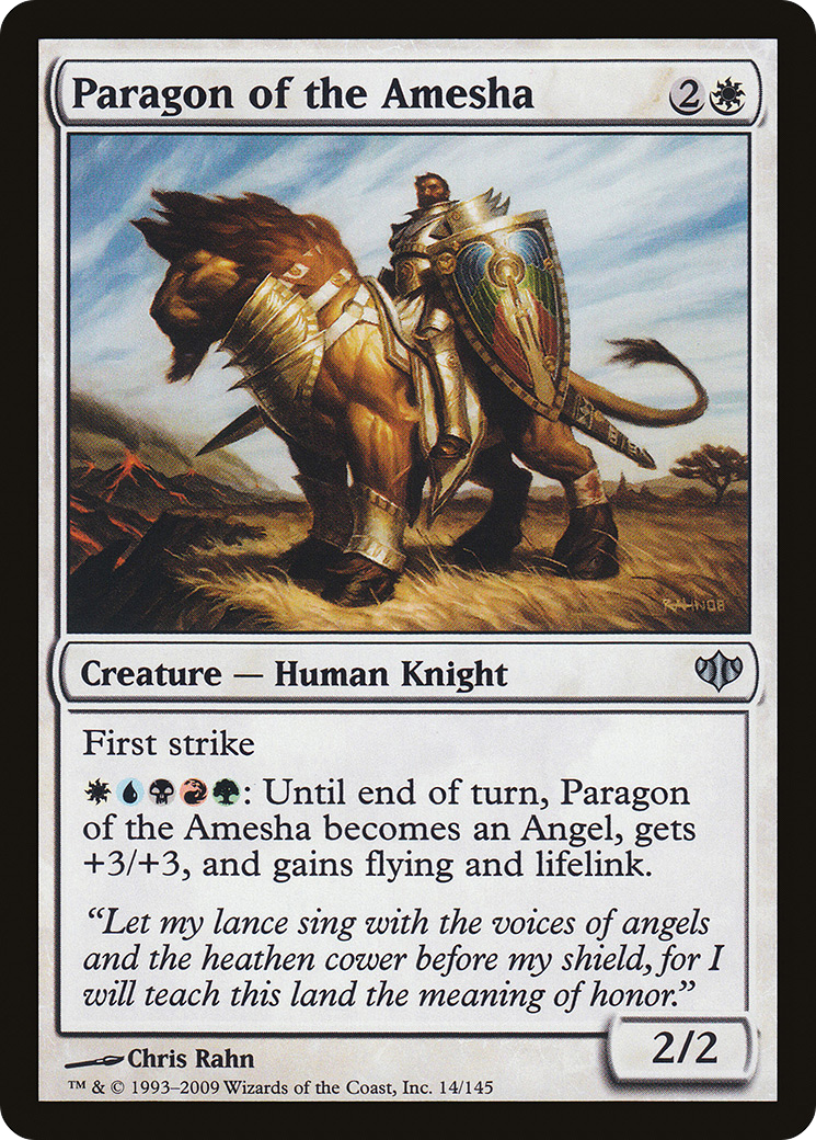 Paragon of the Amesha (014) Foil - Conflux