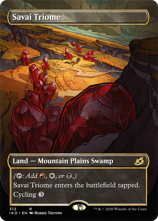 Japanese Savai Triome (Showcase) [Ikoria: Lair of Behemoths]