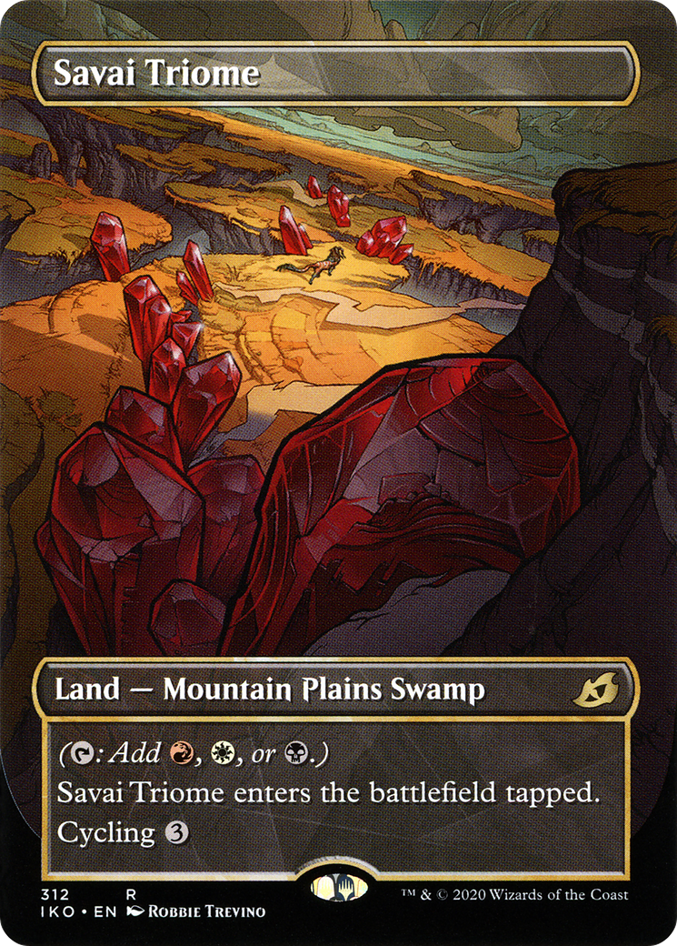 Savai Triome (Showcase) (312) Foil - Ikoria: Lair of Behemoths