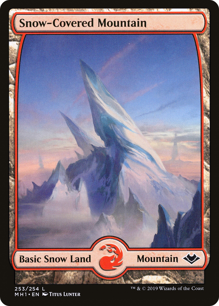 Snow-Covered Mountain (253) Foil - Modern Horizons