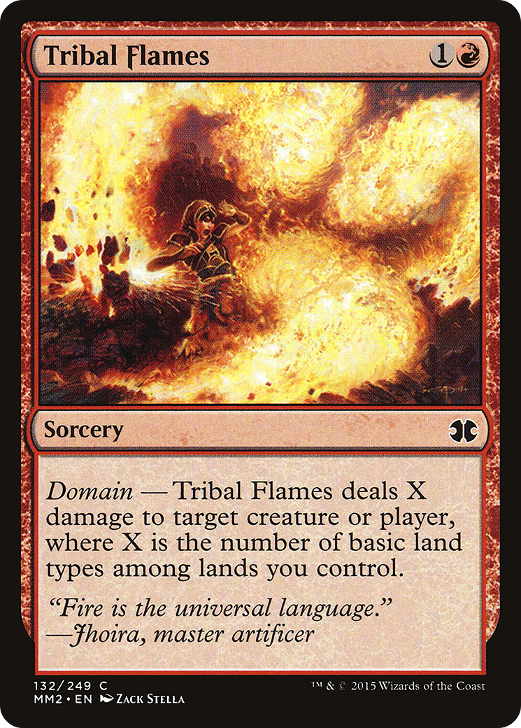 Tribal Flames [Modern Masters 2015] Foil