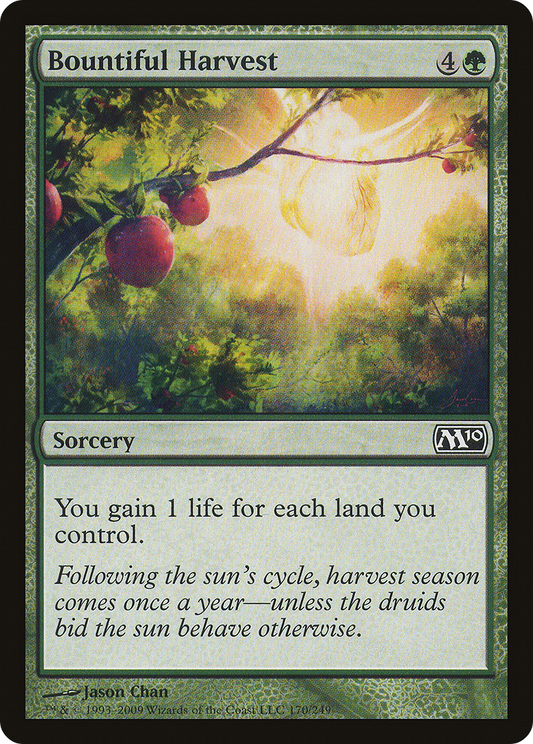 Bountiful Harvest (170) Foil - Magic 2010