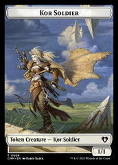 Spirit (0039) // Kor Soldier Double-Sided Token [Commander Masters Tokens] | Silver Goblin