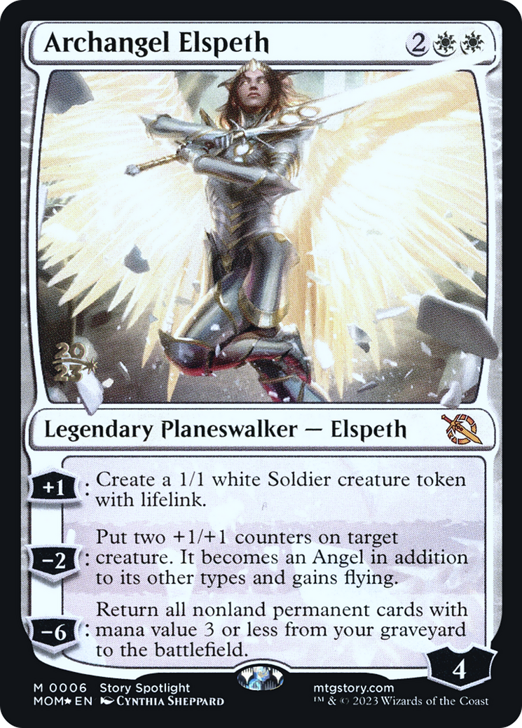 Archangel Elspeth (06s) Foil - March of the Machine Promos