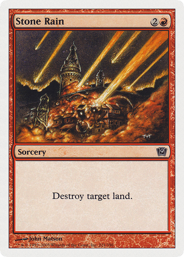 Stone Rain (221) - Ninth Edition