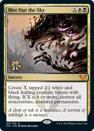 Blot Out the Sky [Strixhaven: School of Mages Prerelease Promos] | Silver Goblin