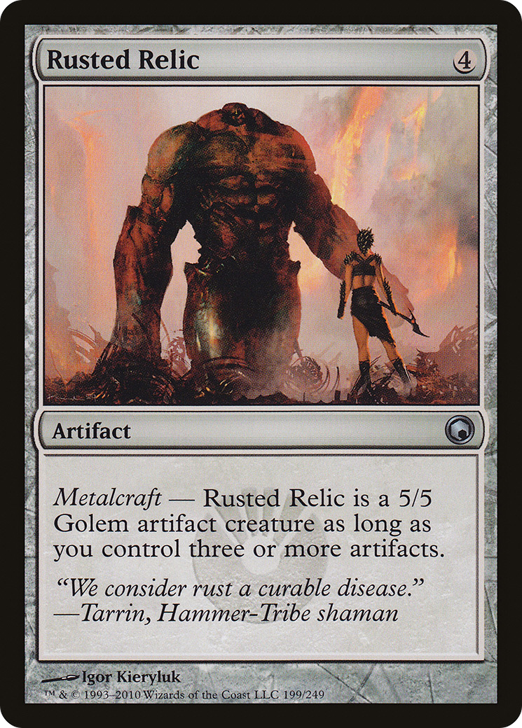 Rusted Relic (199) Foil - Scars of Mirrodin