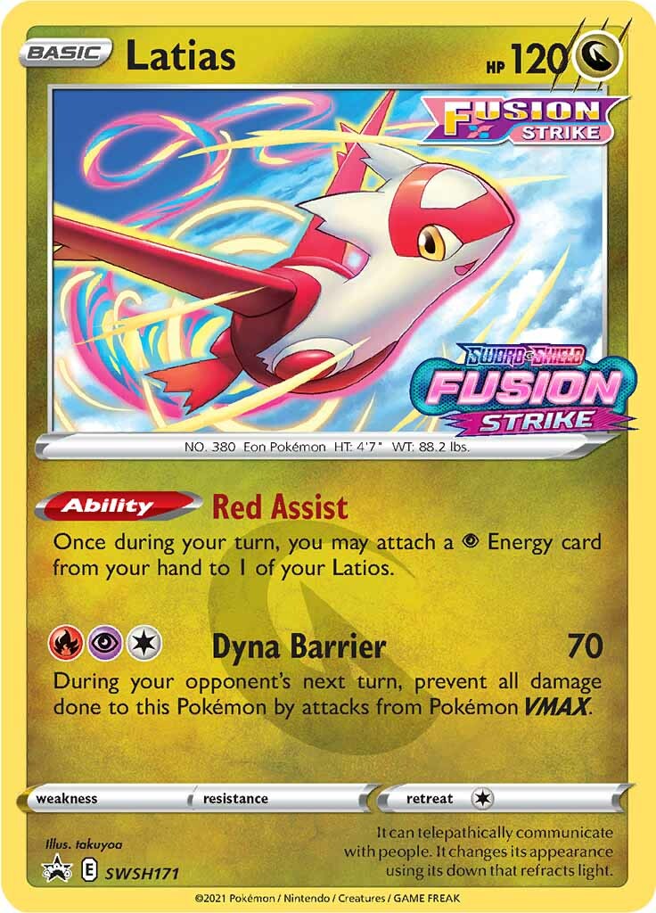 Latias (SWSH171) (Prerelease Promo) [Sword & Shield: Black Star Promos] | Silver Goblin