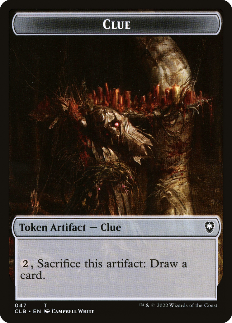 Clue (047) - Battle for Baldur's Gate Tokens