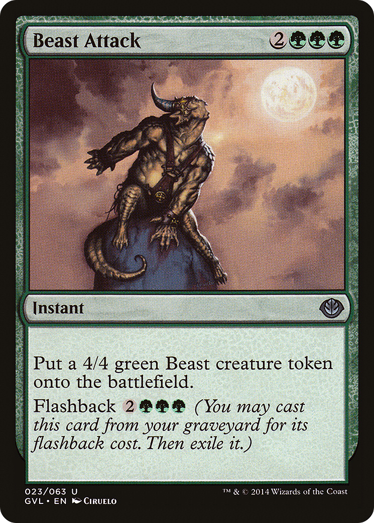 Beast Attack (023) - Duel Decks Anthology: Garruk vs. Liliana