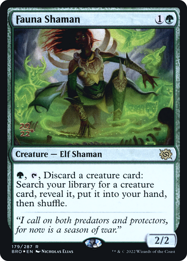 Fauna Shaman (179) Foil - The Brothers' War Promos