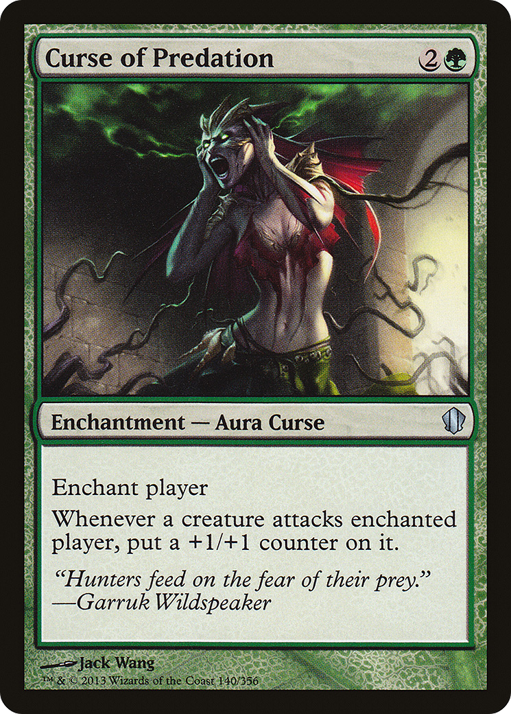 Curse of Predation (140) - Commander 2013