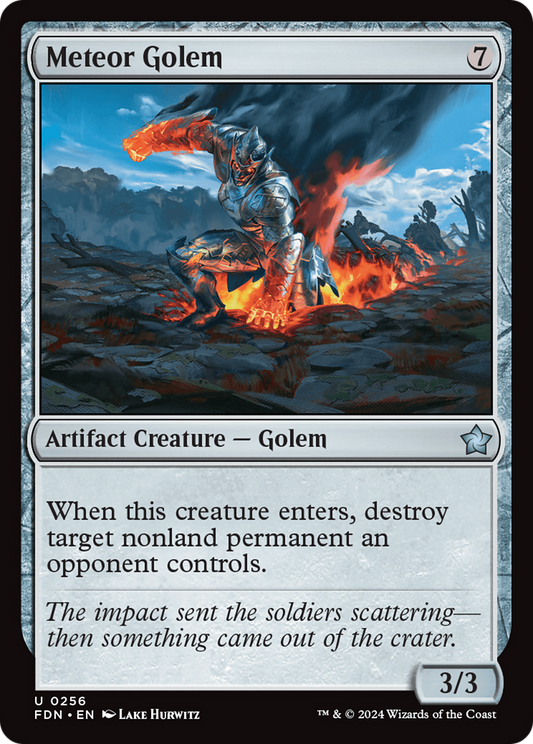 Meteor Golem [Foundations] Foil