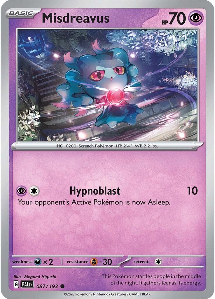 Misdreavus (087/193) [Scarlet & Violet: Paldea Evolved] | Silver Goblin