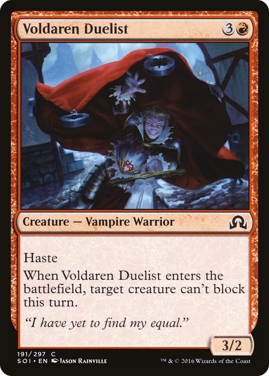 Voldaren Duelist [Shadows over Innistrad] Foil