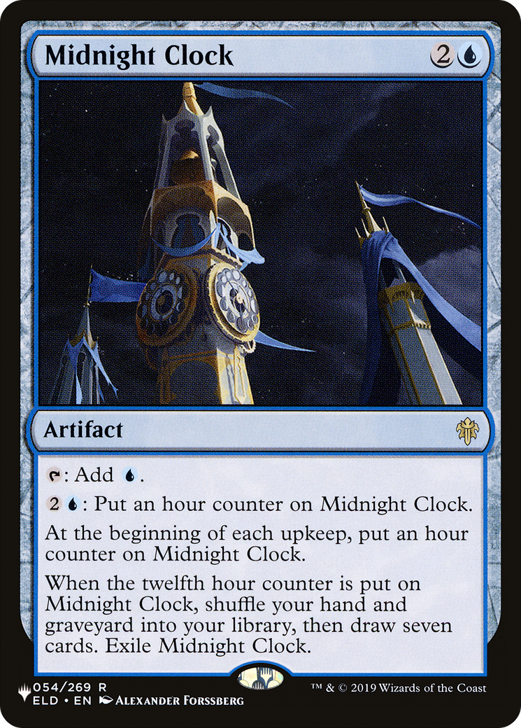 Midnight Clock (ELD-54) - The List