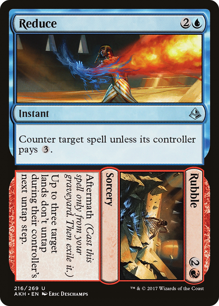 Reduce // Rubble (216) - Amonkhet