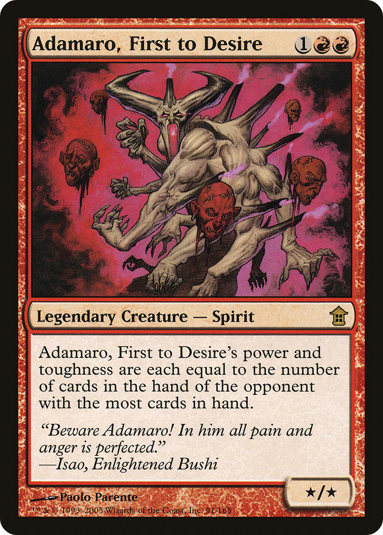 Adamaro, First to Desire [Saviors of Kamigawa] | Silver Goblin