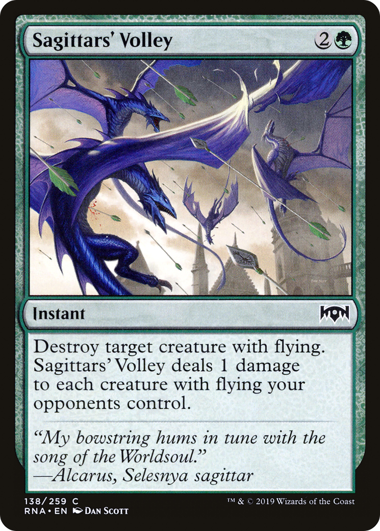 Sagittars' Volley (138) - Ravnica Allegiance