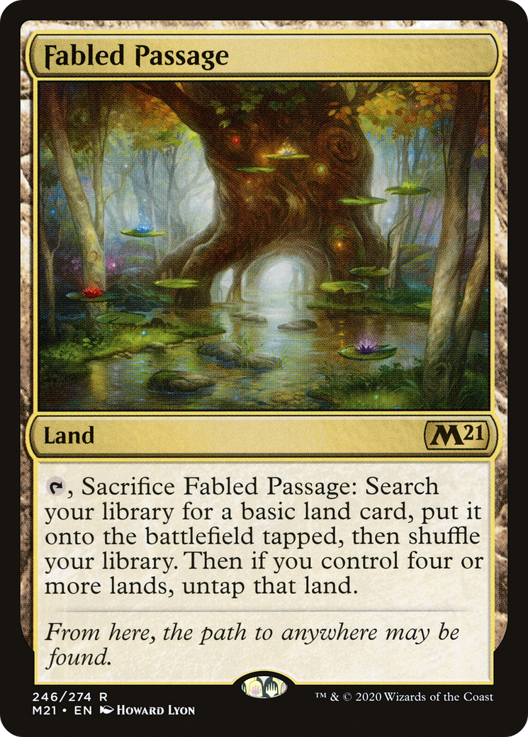 Fabled Passage (246) Foil - Core Set 2021