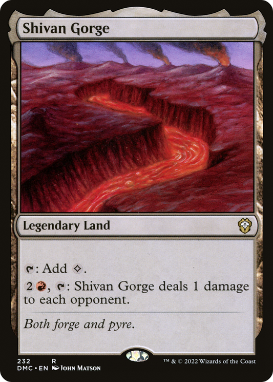 Shivan Gorge [Dominaria United Commander]