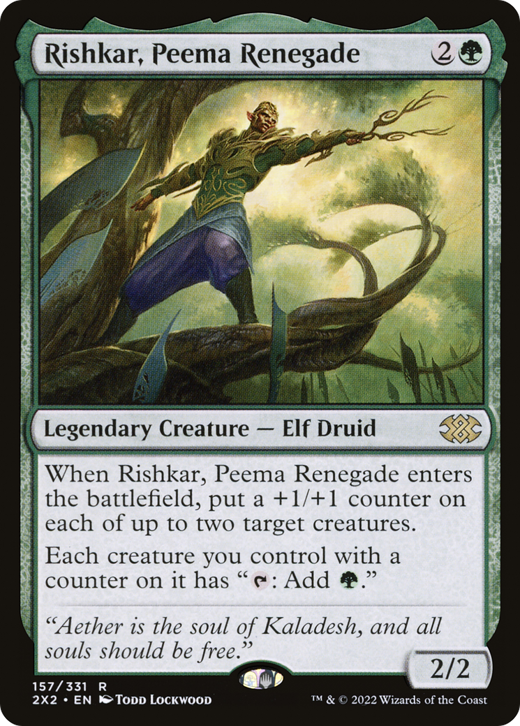 Rishkar, Peema Renegade (157) Foil - Double Masters 2022