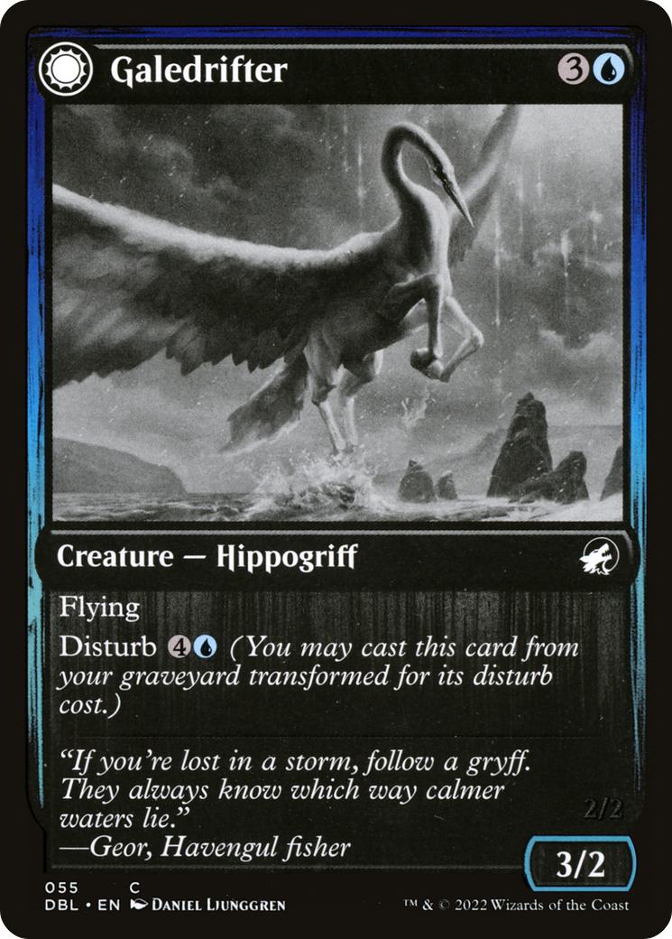 Galedrifter // Waildrifter (055) Foil - Innistrad: Double Feature