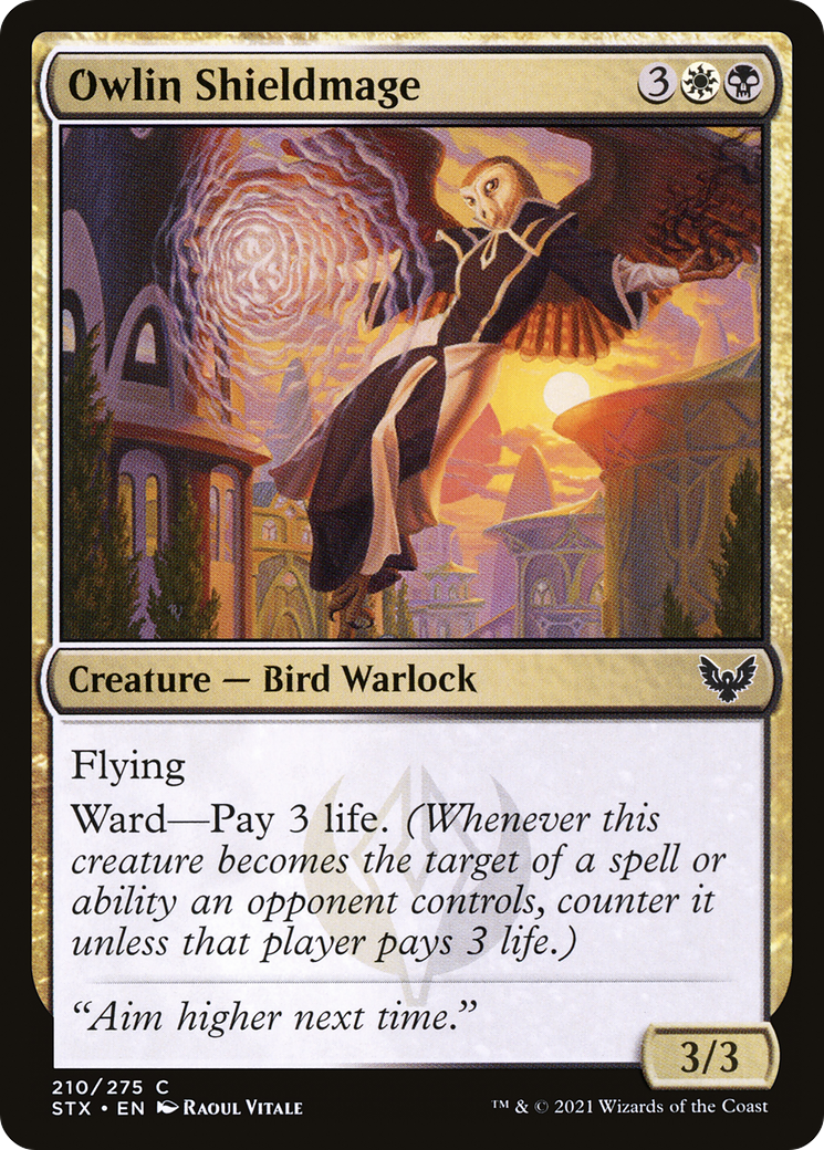 Owlin Shieldmage (210) Foil - Strixhaven: School of Mages