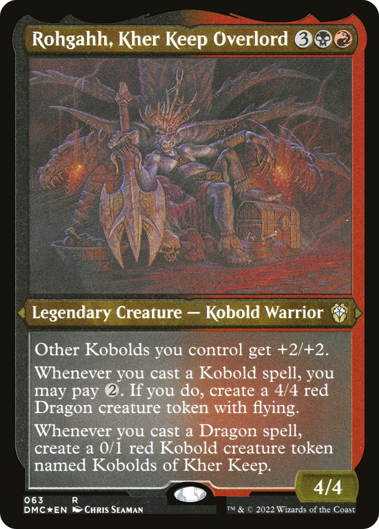 Rohgahh, Kher Keep Overlord (Foil Etched) [Dominaria United Commander]