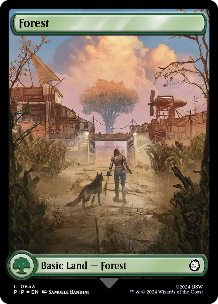 Forest (Surge Foil) (853) Foil - Fallout