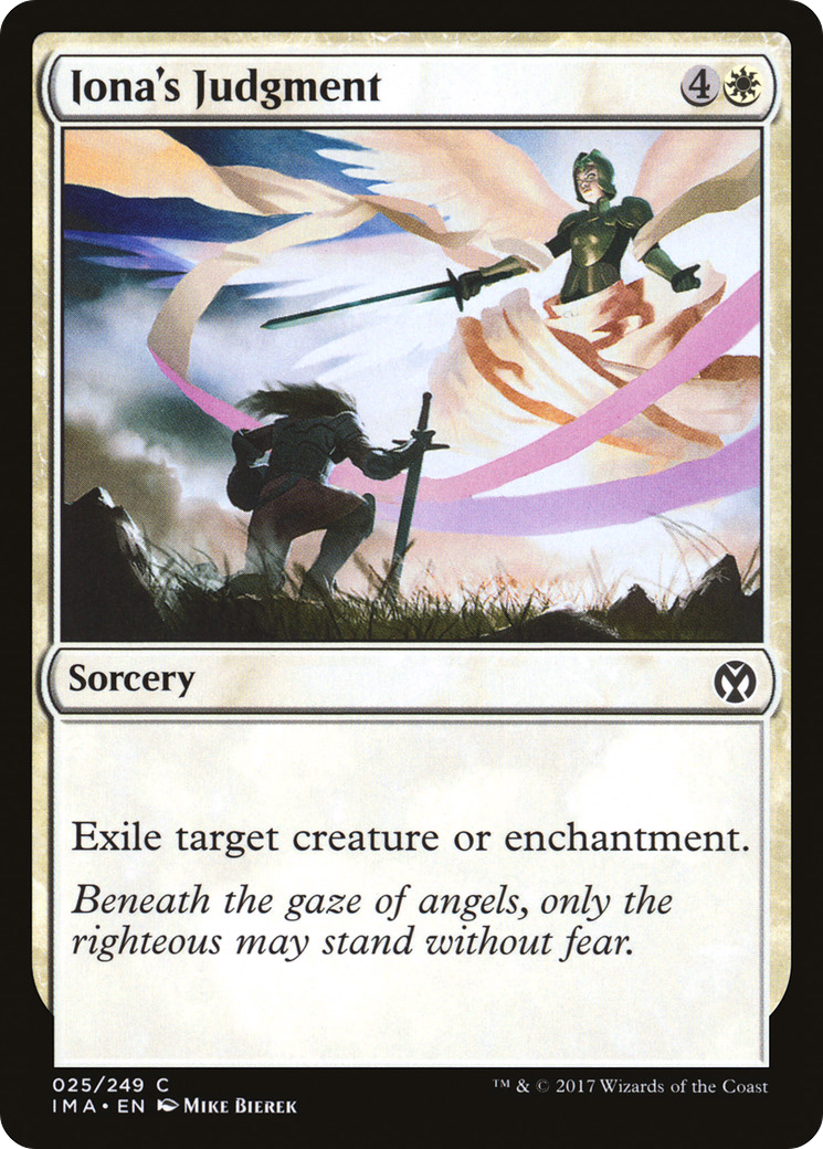 Iona's Judgment (025) Foil - Iconic Masters