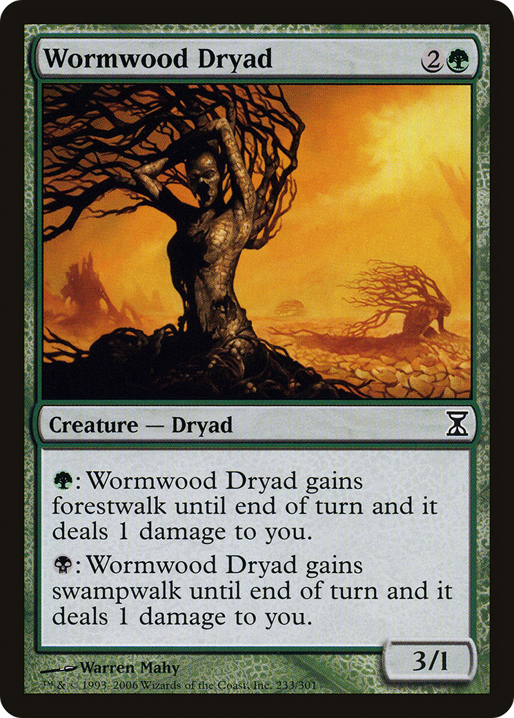 Wormwood Dryad (233) - Time Spiral