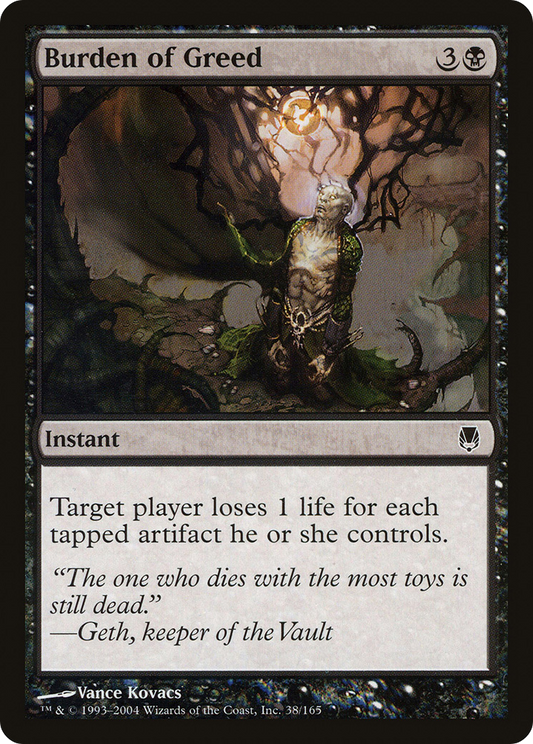 Burden of Greed [Darksteel] Foil