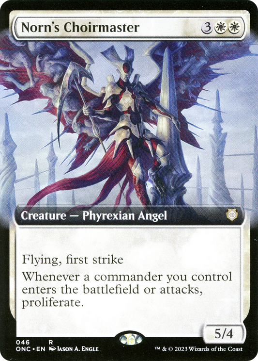Norn's Choirmaster (Extended Art) (046) - Phyrexia: All Will Be One Commander