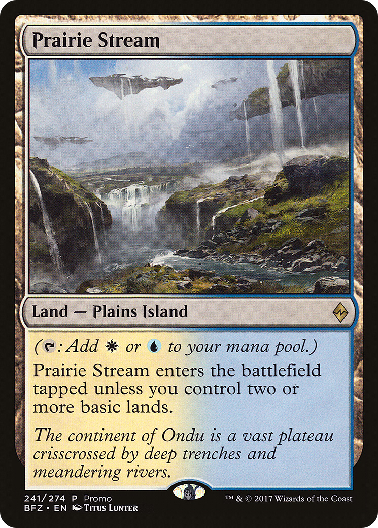 Prairie Stream (Promo) [Standard Showdown Promos] | Silver Goblin