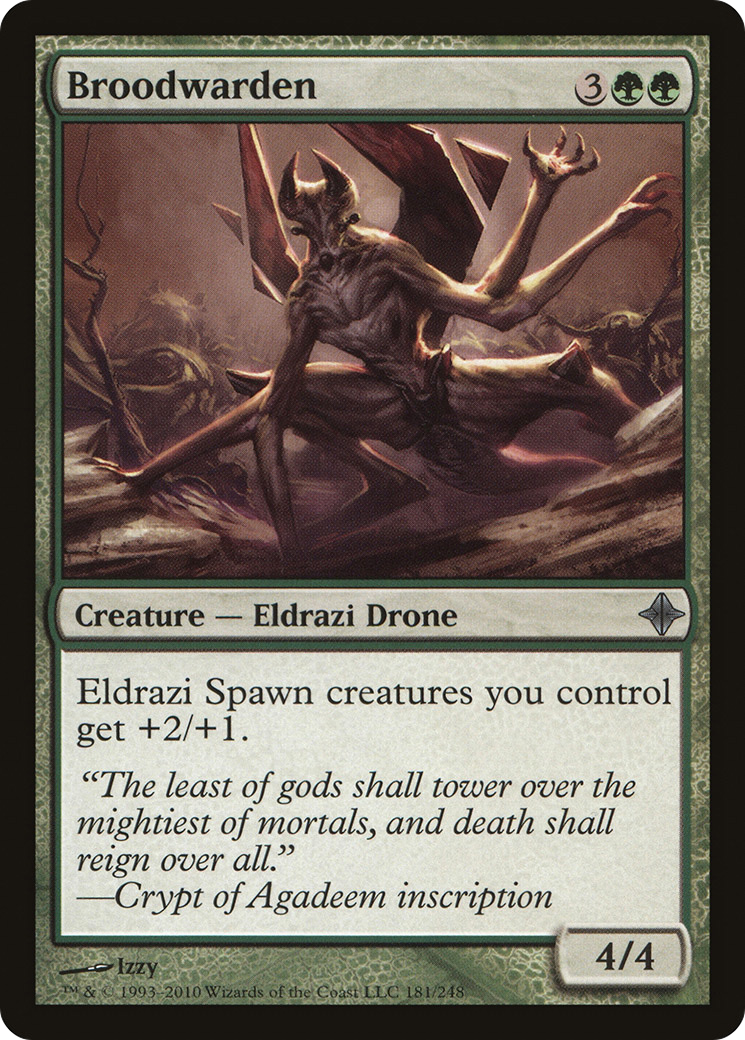 Broodwarden (181) Foil - Rise of the Eldrazi